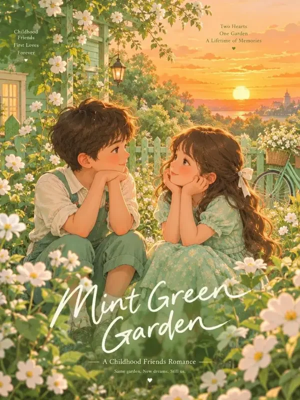 红平免费短剧《青梅竹马有点甜》封面海报，都市甜宠题材