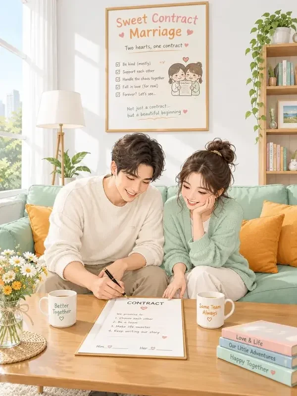 红平免费短剧《契约婚姻有点甜》封面